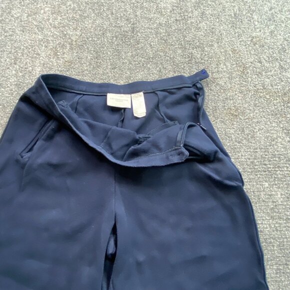 Liz Claiborne Lizsport Pants Womens 10 Navy‎ Blue Pants High Rise 26x28 Knit - Picture 2 of 12